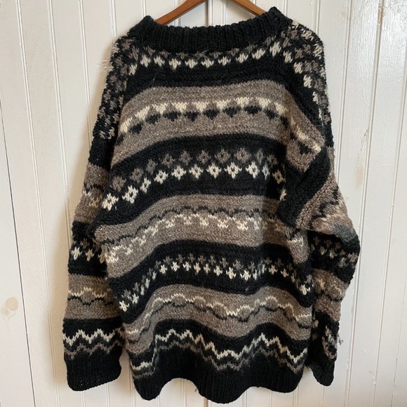 Vintage Pole to Pole Imports New Zealand Wool Sweater Mens 2XL - Picture 3 of 5